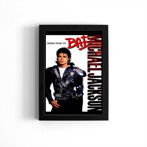 Michael Jackson 1987 Bad Tour Yokohama Concert (1987) Posters Poster