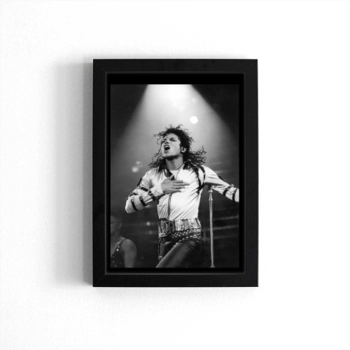 Michael Jackson In Concert Poster Poster