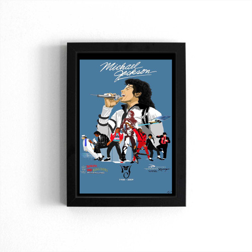 Michael Jackson Poster King Of Pop Band Music Concert Poster Poster