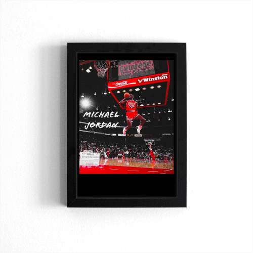 Xianrenge Poster Canvas Painting Abstract Michael Jordan Poster Fly Dunk  Basketball Wall Art No Frame