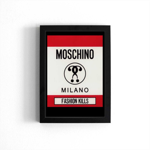 New Moschino Milano Poster