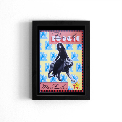 Nostalgipalatset T Rex Marc Bolan Born To Boogie Souvenir Program 1972 Poster