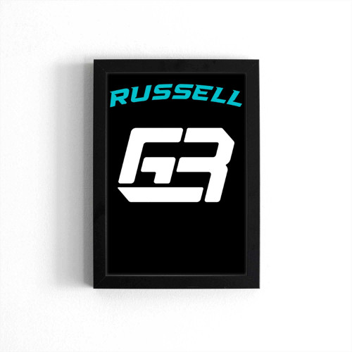 Russell 63 Formula One Racing Poster