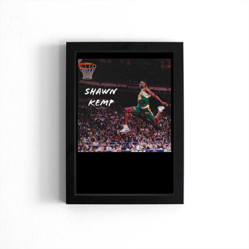 Shawn Kemp Nba Basketball Poster