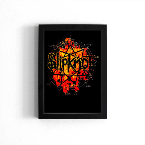 Slipknot Radio Fires Logo Poster