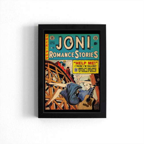 Songs By Joni Mitchell Reimagined As Pulp Fiction Book Covers & Vintage Movie S Poster