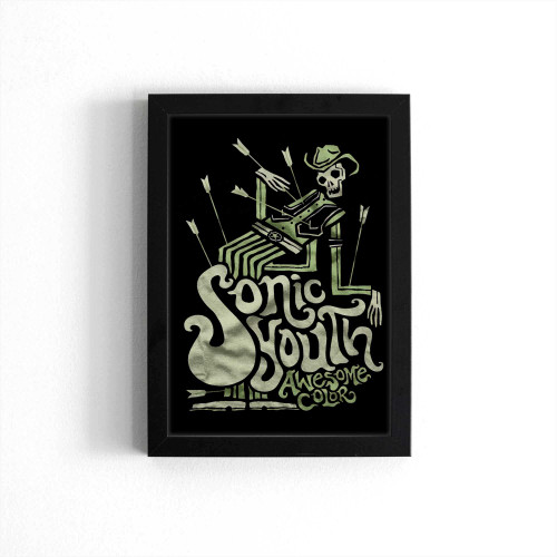 Sonic Youth Nyc Ghosts & Flowers Album Poster
