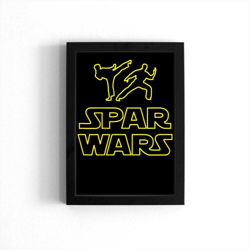 Spar Wars Martial Arts Taekwondo Poster