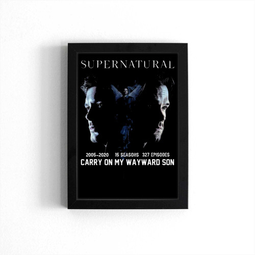 Supernatural Carry On My Wayward Poster