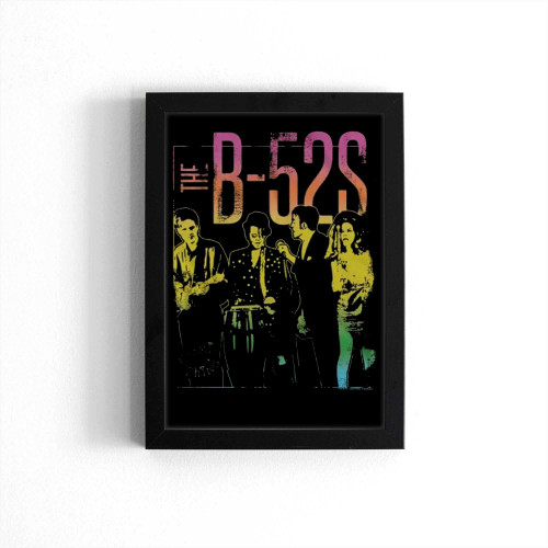 The B-52'S Band Photo Gradient Poster