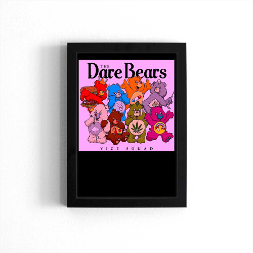 The Dare Bears Vintage Vice Squad Bears Poster