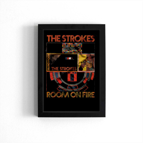 The Strokes Room On Fire Album Music Band Poster