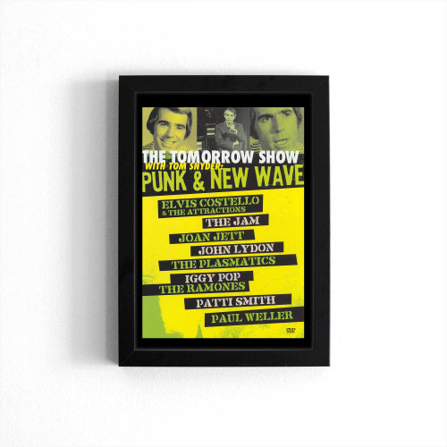 The Tomorrow Show With Tom Snyder Punk And New Wave Poster