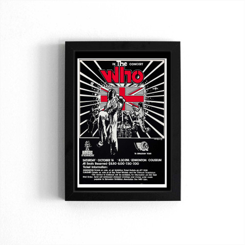 The Who In Concert Deluxe Art Poster