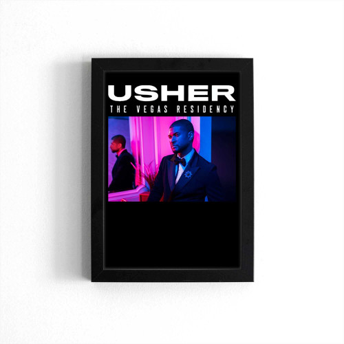 Usher Tour 2023 Usher My Way The Vegas Residency Tour Poster