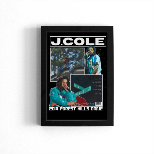 Vintage J Cole Rapper 90S 2015 Forest Hills Drive Poster