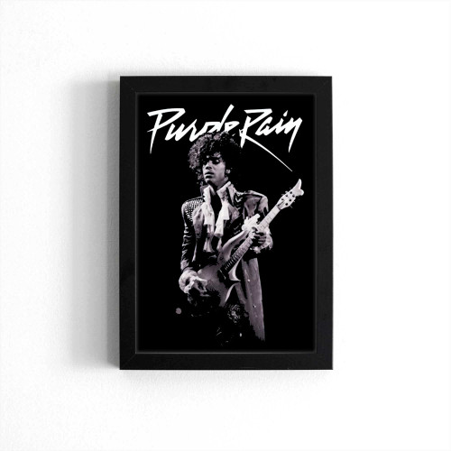 Vintage Retro Prince Purple Rain Poster