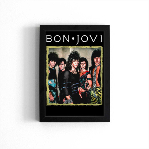 Bon Jovi Retro Photo Frame 1 Poster