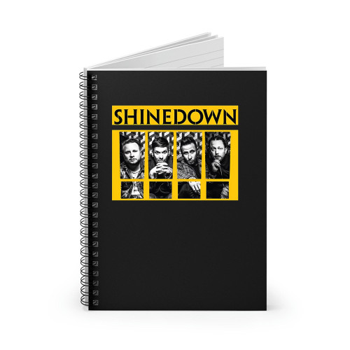 2023 Tour Shinedown Rock Band Spiral Notebook