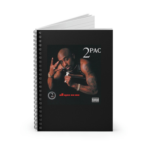 2Pac All Eyes On Me Hiphop Spiral Notebook
