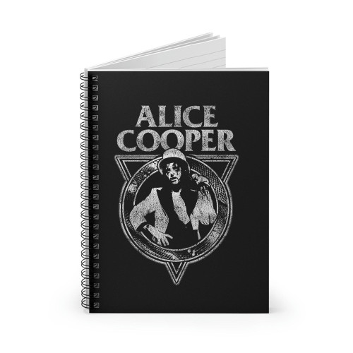 Alice Cooper Snakeskin Spiral Notebook