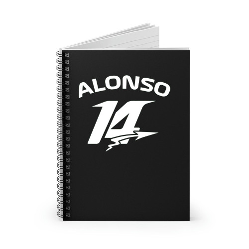 Alonso 14 Formula One 2023-2024 Spiral Notebook