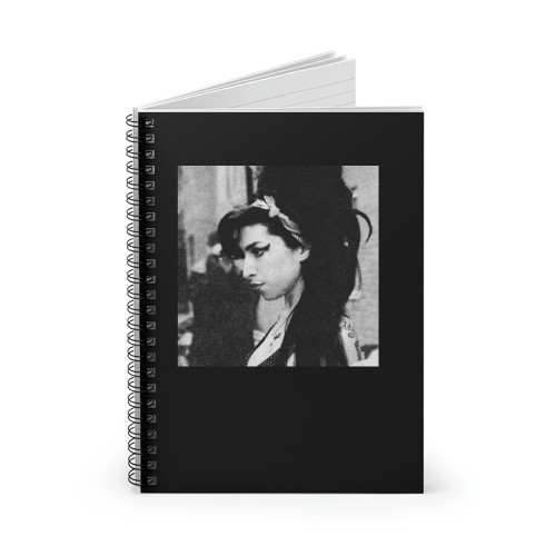 Amy Winehouse Back To Black Spiral Notebook
