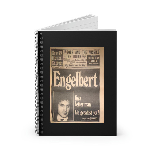 Article About Marc Bolan (T Rex) From New Musical Express Spiral Notebook