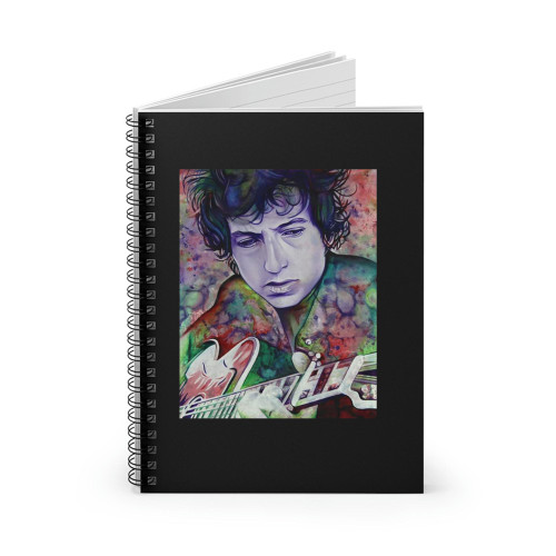 Bob Dylan Vintage Music Spiral Notebook