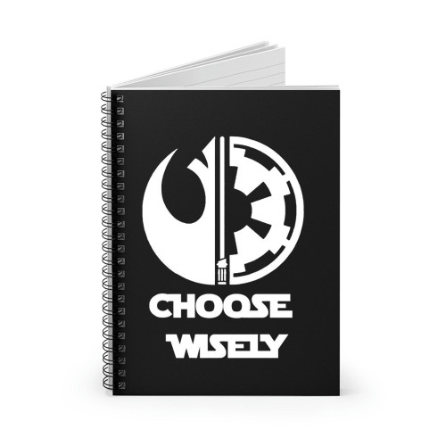 Choose Wisely Disney Star Wars Spiral Notebook
