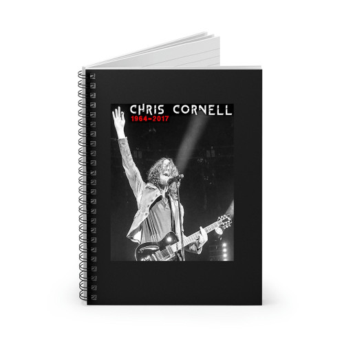 Chris Cornell 1964-2017 R I P Sound Spiral Notebook