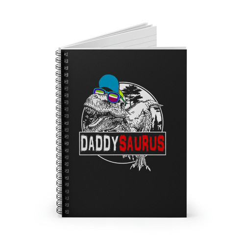 Daddysaurus Dinosaur T-Rex Spiral Notebook