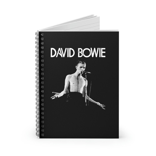 David Bowie Heroes Low Station Young Americans Vintage Spiral Notebook