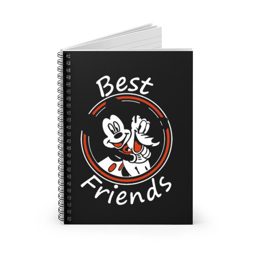 Disney Inspired Mickey And Pluto Best Friends Spiral Notebook