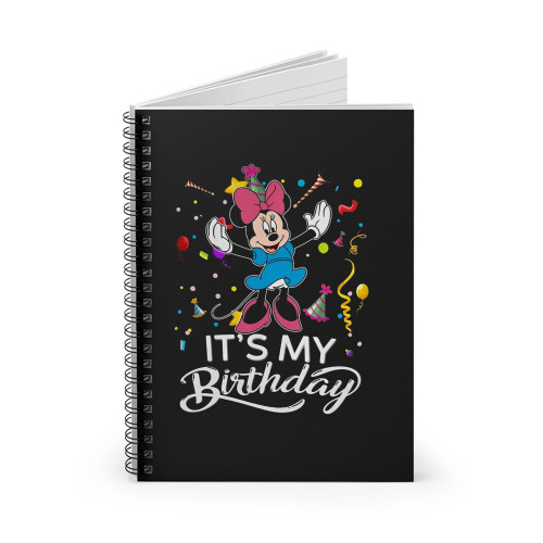 Disney Minnie Mouse Its My Birthday Spiral Notebook