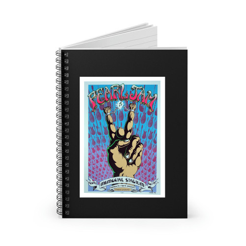 Emek 1996 Pearl Jam Concert Spiral Notebook