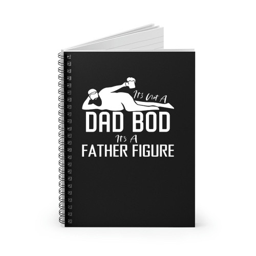 Father Figure Father'S Day 2023 Dad Bod Spiral Notebook