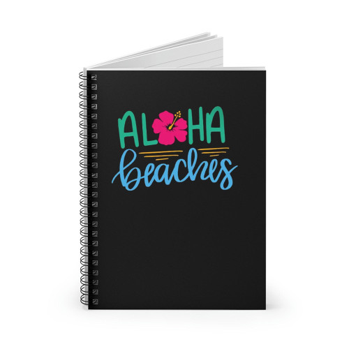 Floral Holiday Beach Spiral Notebook