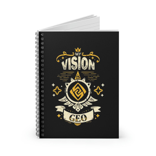 Genshin Impact Geo Vintage Spiral Notebook