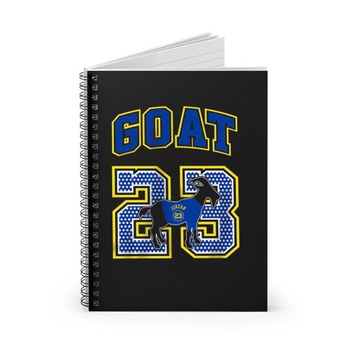 Goat 23 Jordan Match 2023 Spiral Notebook