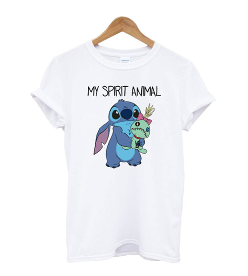 Disney Stitch My Spirit Ani Women's T-Shirt Tee