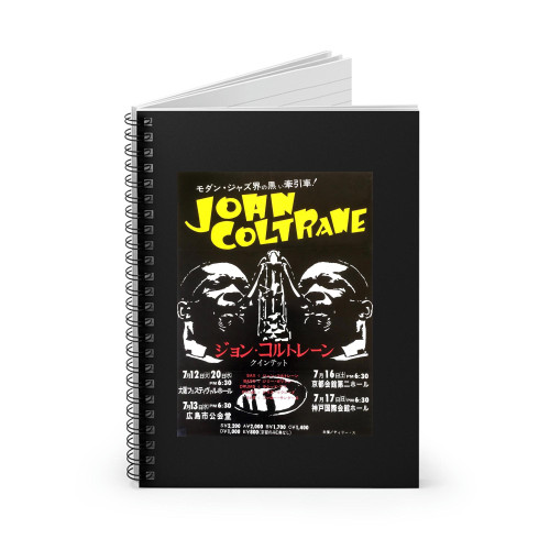 John Coltrane Exceptionally Rare 1966 Japan Tour Concert Spiral Notebook