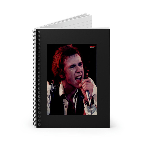 Johnny Rotten 1978 Spiral Notebook
