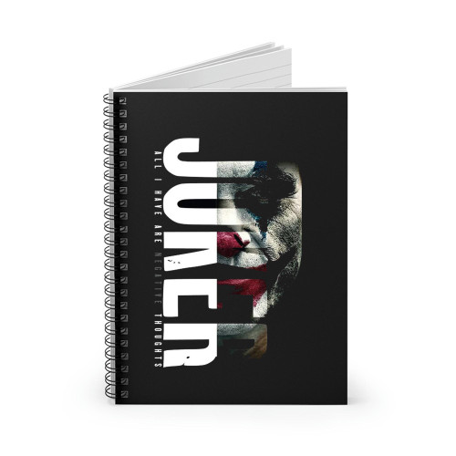 Joker Joaquin Phoenix Graphic Spiral Notebook