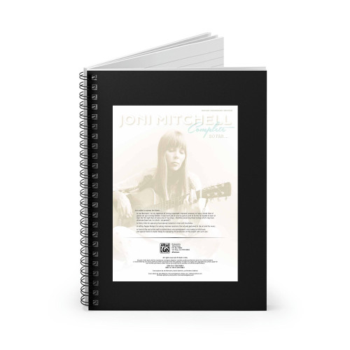 Joni Mitchell Complete So Far By Joni Mitchell Jw Pepper Spiral Notebook