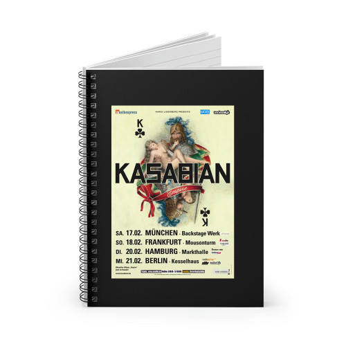 Kasabian Empire Tour 2007 Spiral Notebook