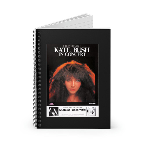 Kate Bush In Concert Spiral Notebook