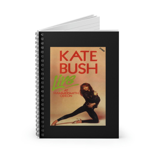 Kate Bush Live At Hammersmith Odeon Spiral Notebook
