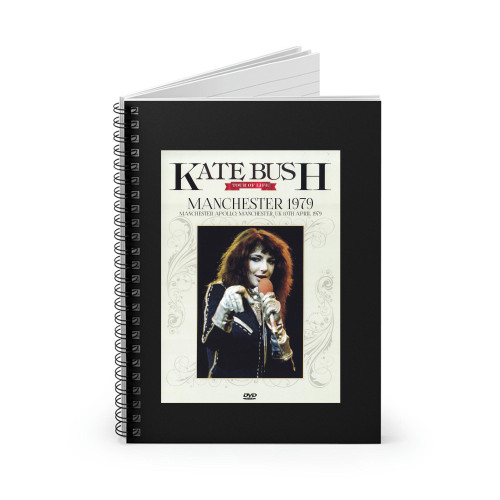 Kate Bush Manchester 1979 Spiral Notebook