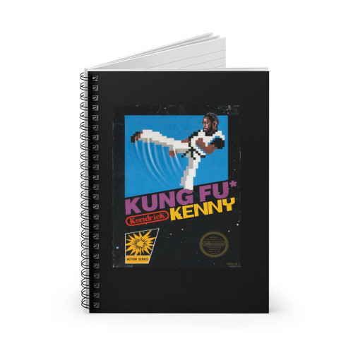 Kendrick Lamar Kung Fu Kenny Nes Nintendo Spiral Notebook